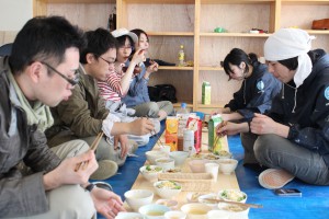 みんなでお昼ごはん