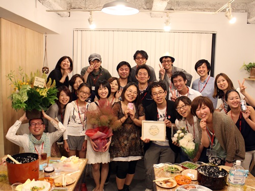 1周年記念パーティ懇親会の様子