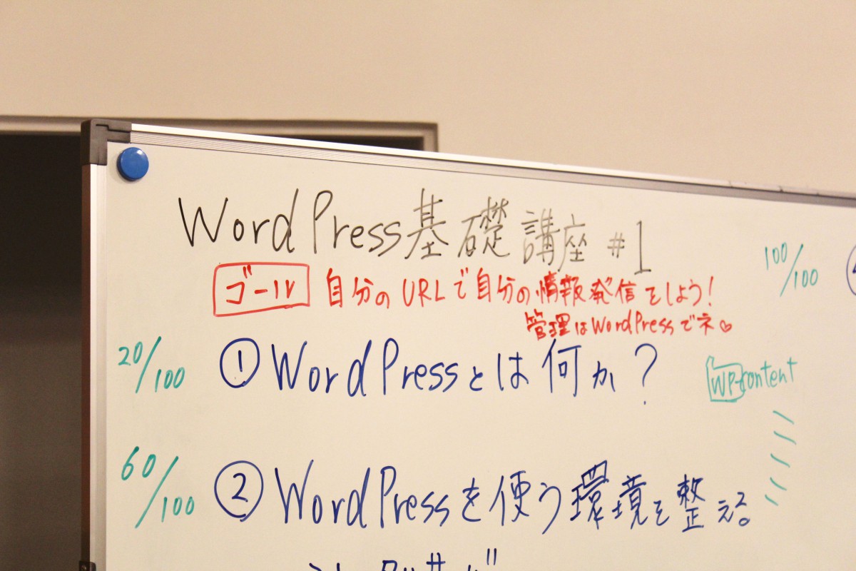 WP初心者講座スタート