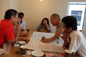 小泉チームの話し合い
