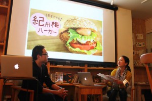 ゲストの今西廣典さん（左）と川村記者