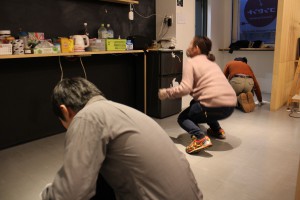 ワックスがけ