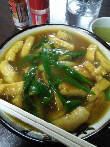 山為食堂のカレーうどん